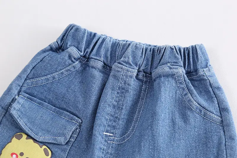 Children Cotton Striped T-Shirt Shorts Set Summer Boys — feature 16