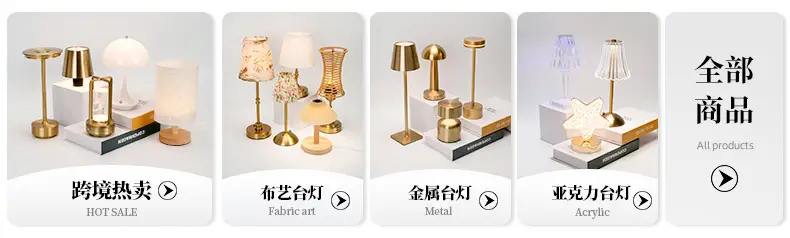 Rechargeable Touch LED Table Lamp 15x18cm Moon Theme — feature 5