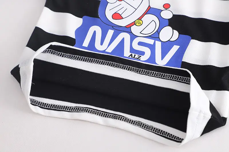 Children's Navy Blue NASA Cotton Shorts Suit Summer — feature 10