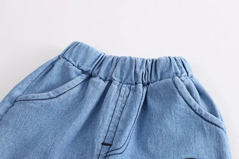 Children's Navy Blue NASA Cotton Shorts Suit Summer — feature 11