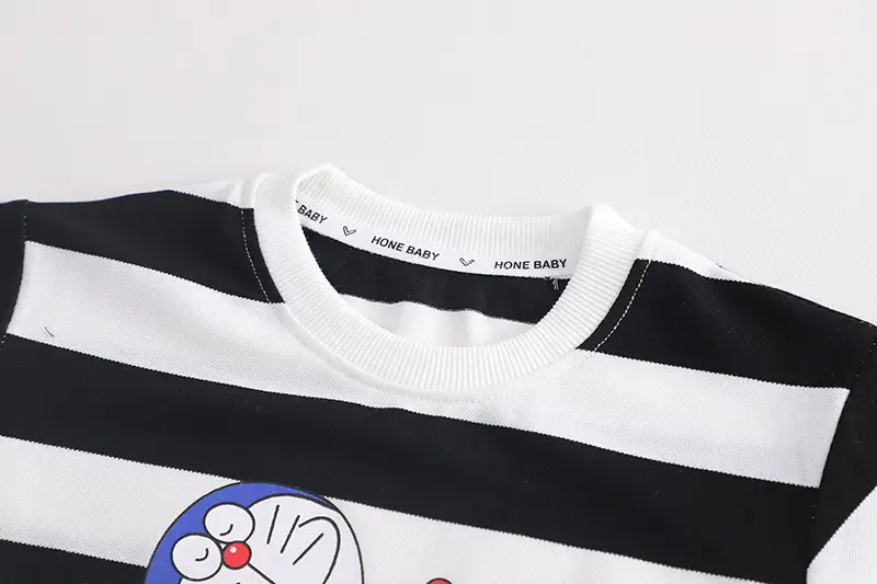 Children's Navy Blue NASA Cotton Shorts Suit Summer — feature 6