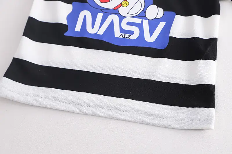 Children's Navy Blue NASA Cotton Shorts Suit Summer — feature 9