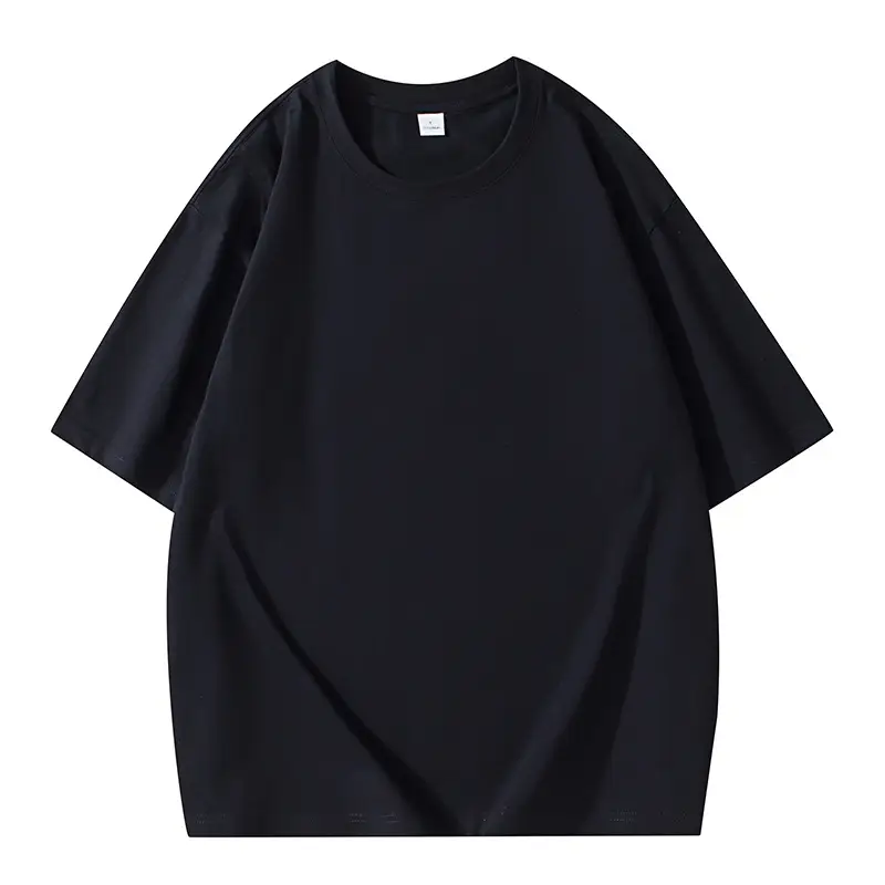 Heavy Cotton T-Shirt for Men Beige Big Drop Shoulder - Image 15
