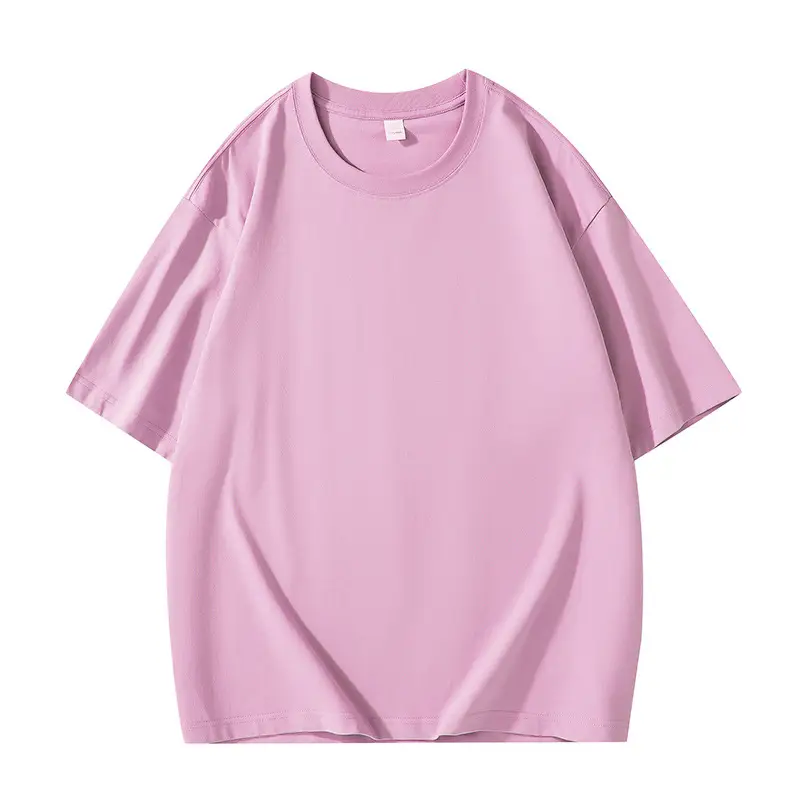 Heavy Cotton T-Shirt for Men Beige Big Drop Shoulder - Image 9