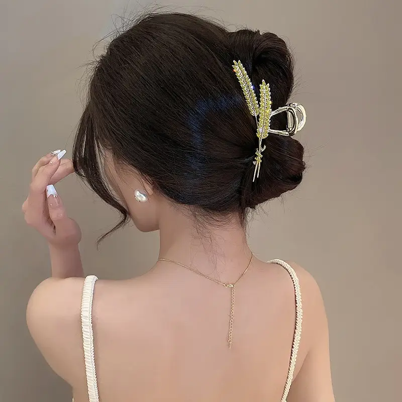 Women Hair Clip with Rhinestones & High End Design