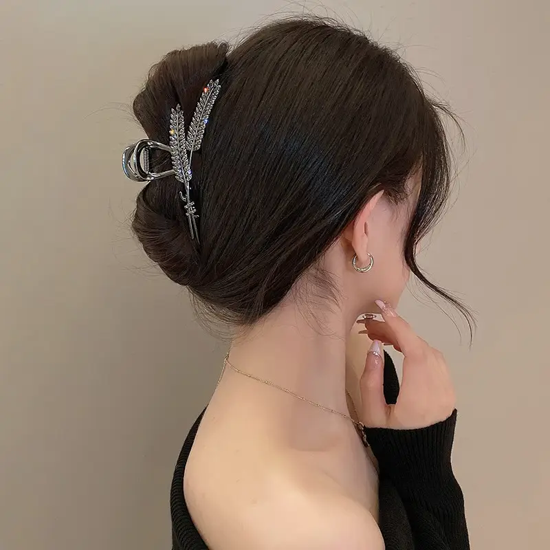 Women Hair Clip with Rhinestones & High End Design