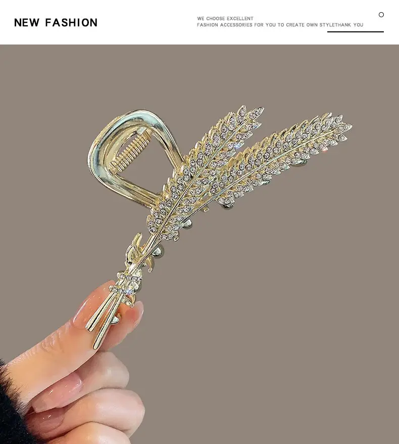 Women Hair Clip with Rhinestones & High End Design — feature 10
