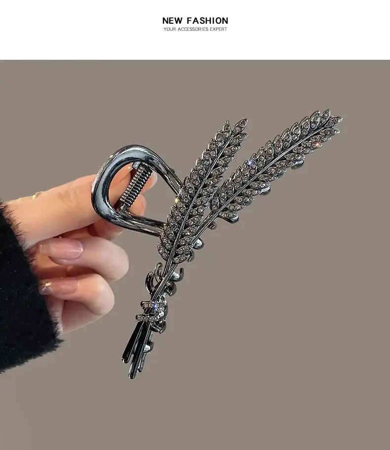 Women Hair Clip with Rhinestones & High End Design — feature 5