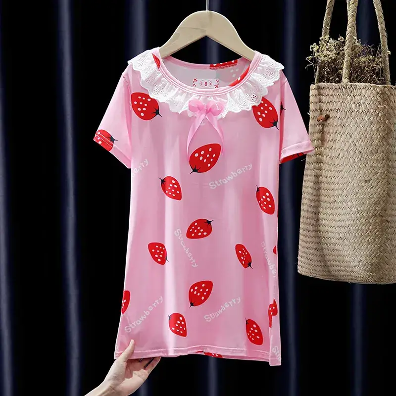Princess Print Ruffled Nightgown for Girls - Image 9