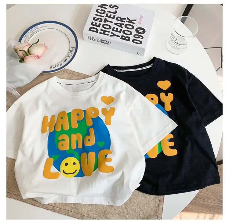 Boys Korean Style T-Shirt Summer 2023 Middle & Big — feature 6