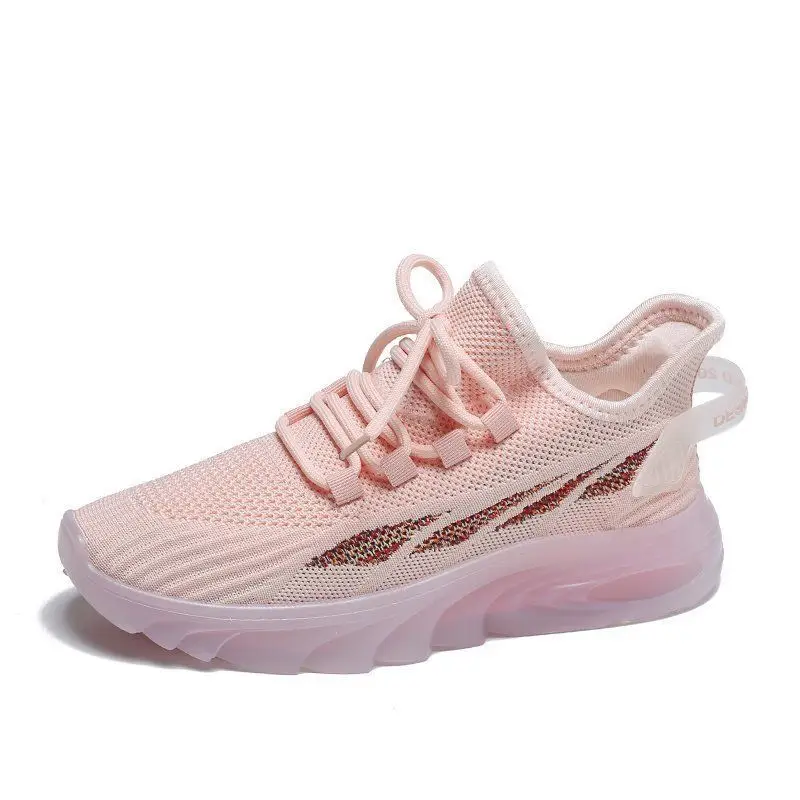 Jelly Sole Coconut Shoes Flying Weaver Shoes 2025 Casual Women's Shoes Mesh Breathable sneaker Female Student Running Shoes for Women - Image 4