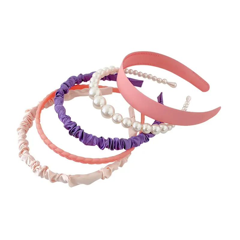 Pearl Hairband with Rhinestones for Women