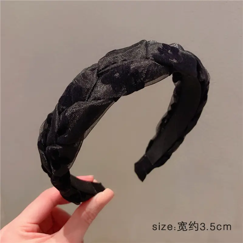 Pearl Hairband with Rhinestones for Women