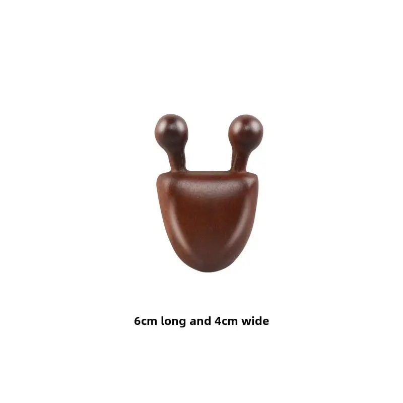 Wooden Hair Mask Comb for Fat Hands 8x6.5CM