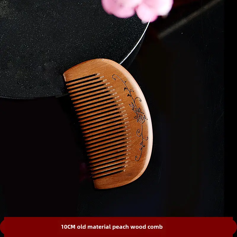 Wooden Hair Mask Comb for Fat Hands 8x6.5CM
