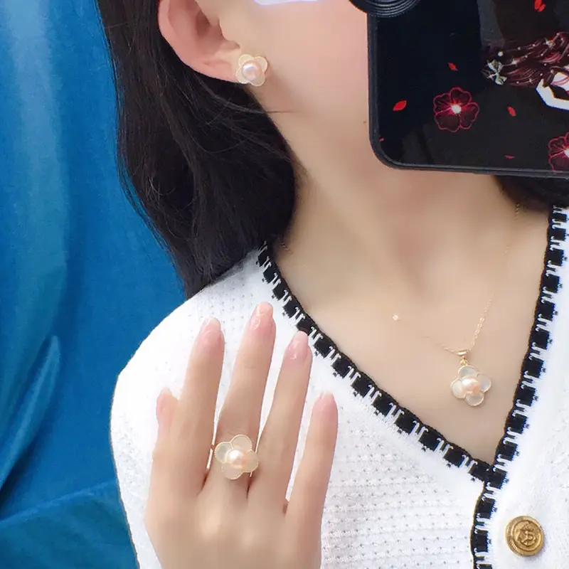 珍珠三件套