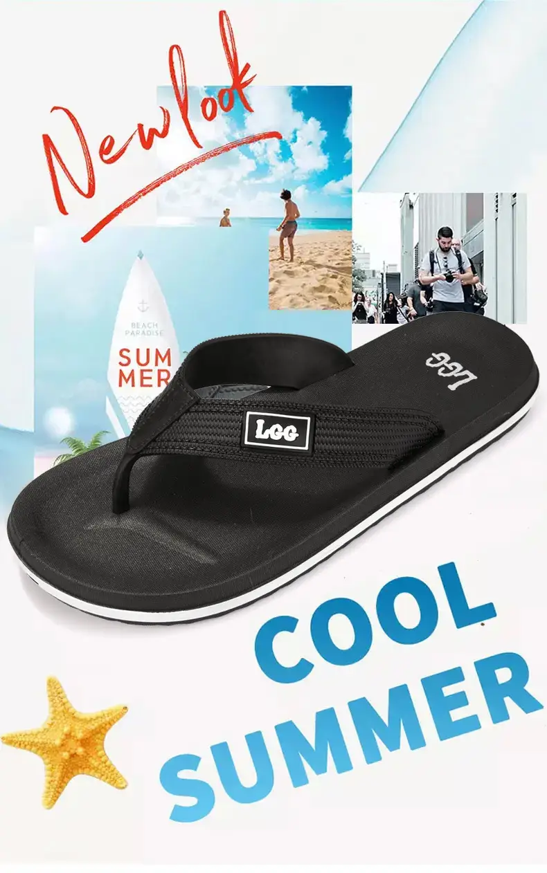 Men's Teal Crossbody Sandals Lightweight Casual Flip Flops — feature 2