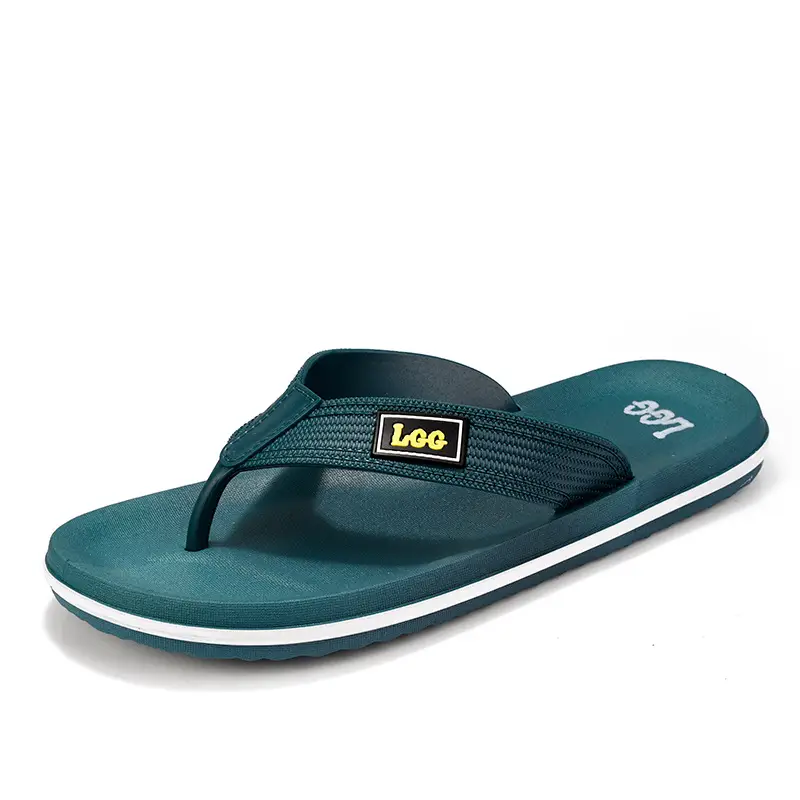 Men's Teal Crossbody Sandals Lightweight Casual Flip Flops