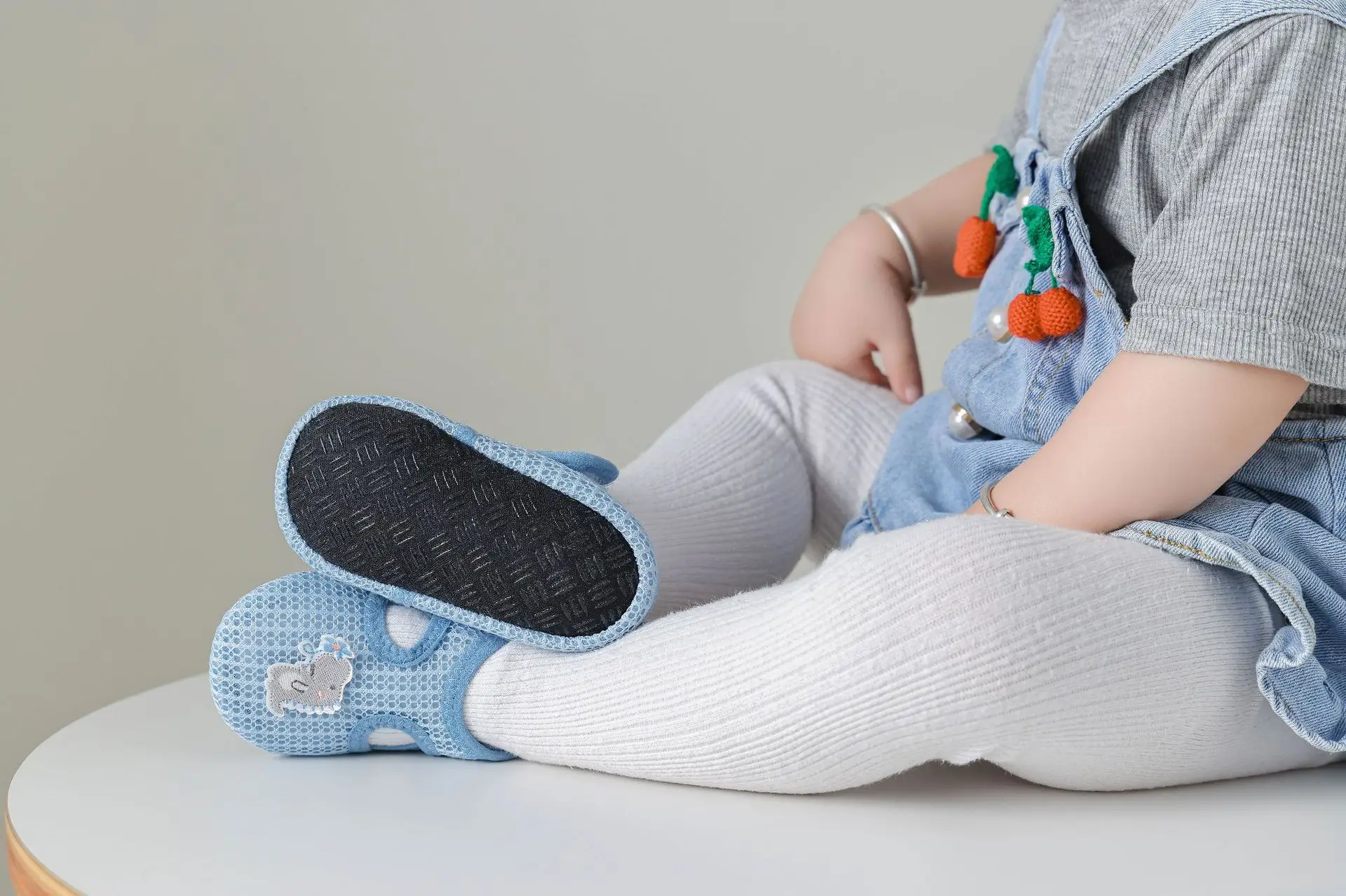 Baby Floor Socks & Shoes Set Blue Cartoon Toddler Non-Slip — feature 3