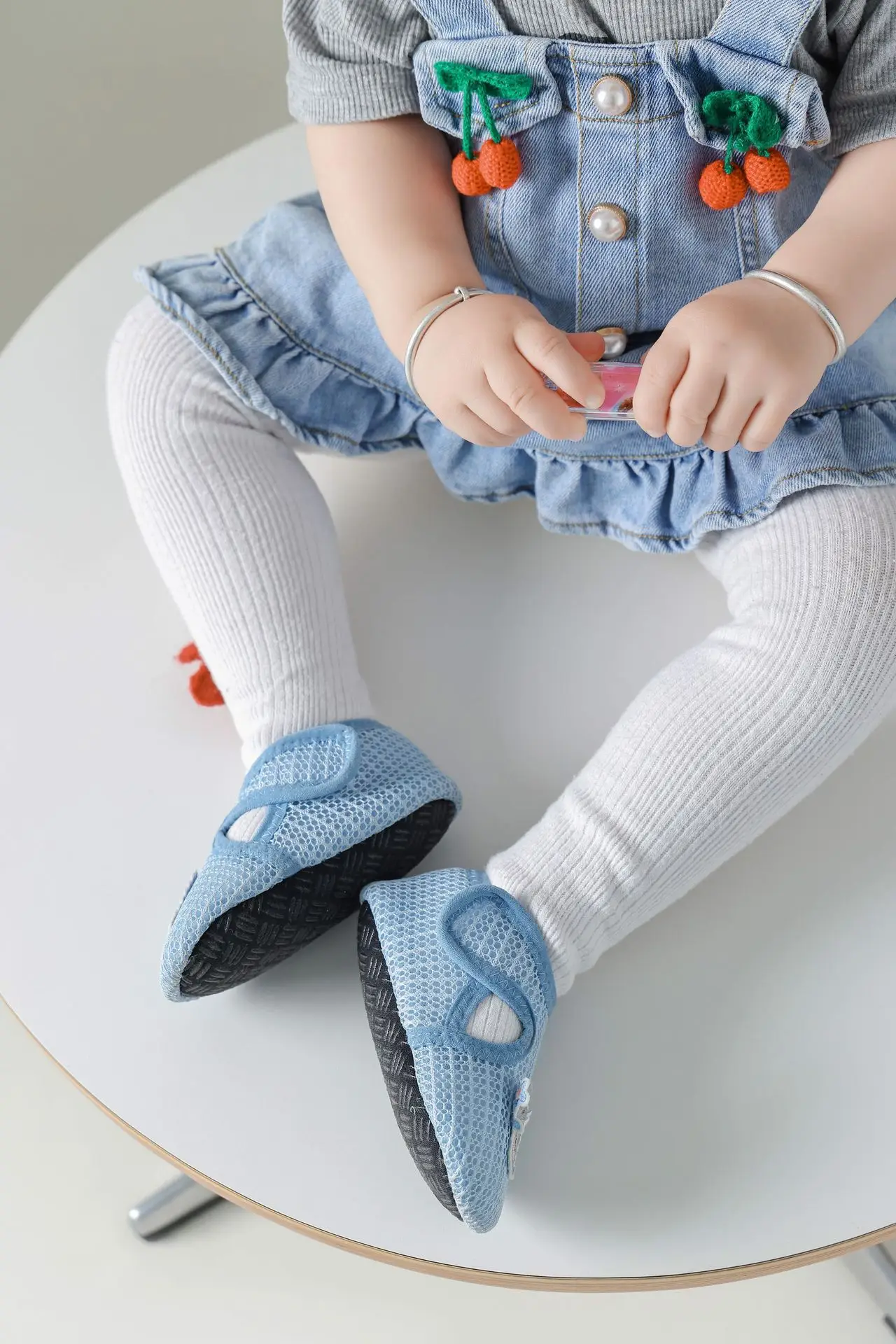 Baby Floor Socks & Shoes Set Blue Cartoon Toddler Non-Slip — feature 4