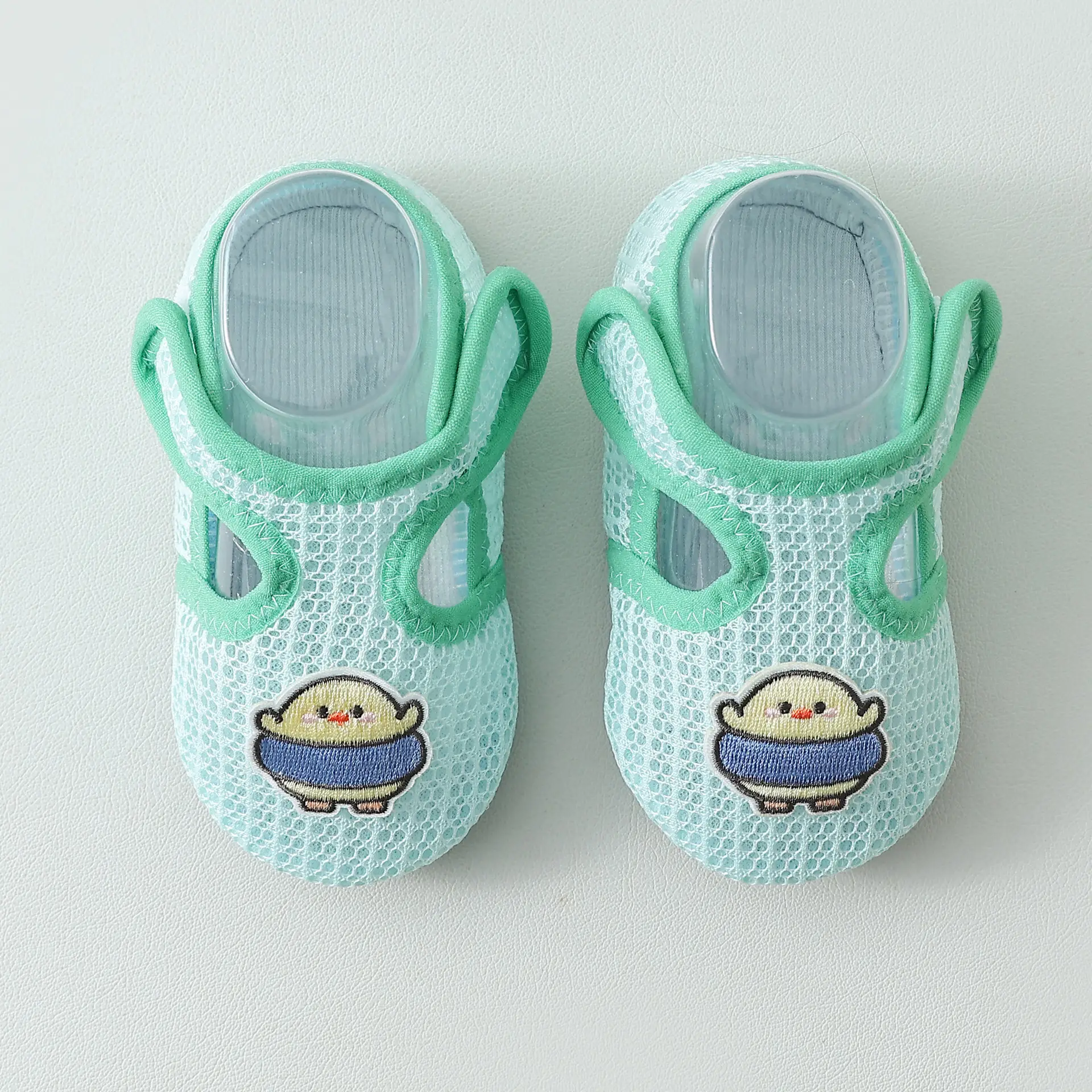 Baby Floor Socks & Shoes Set Blue Cartoon Toddler Non-Slip