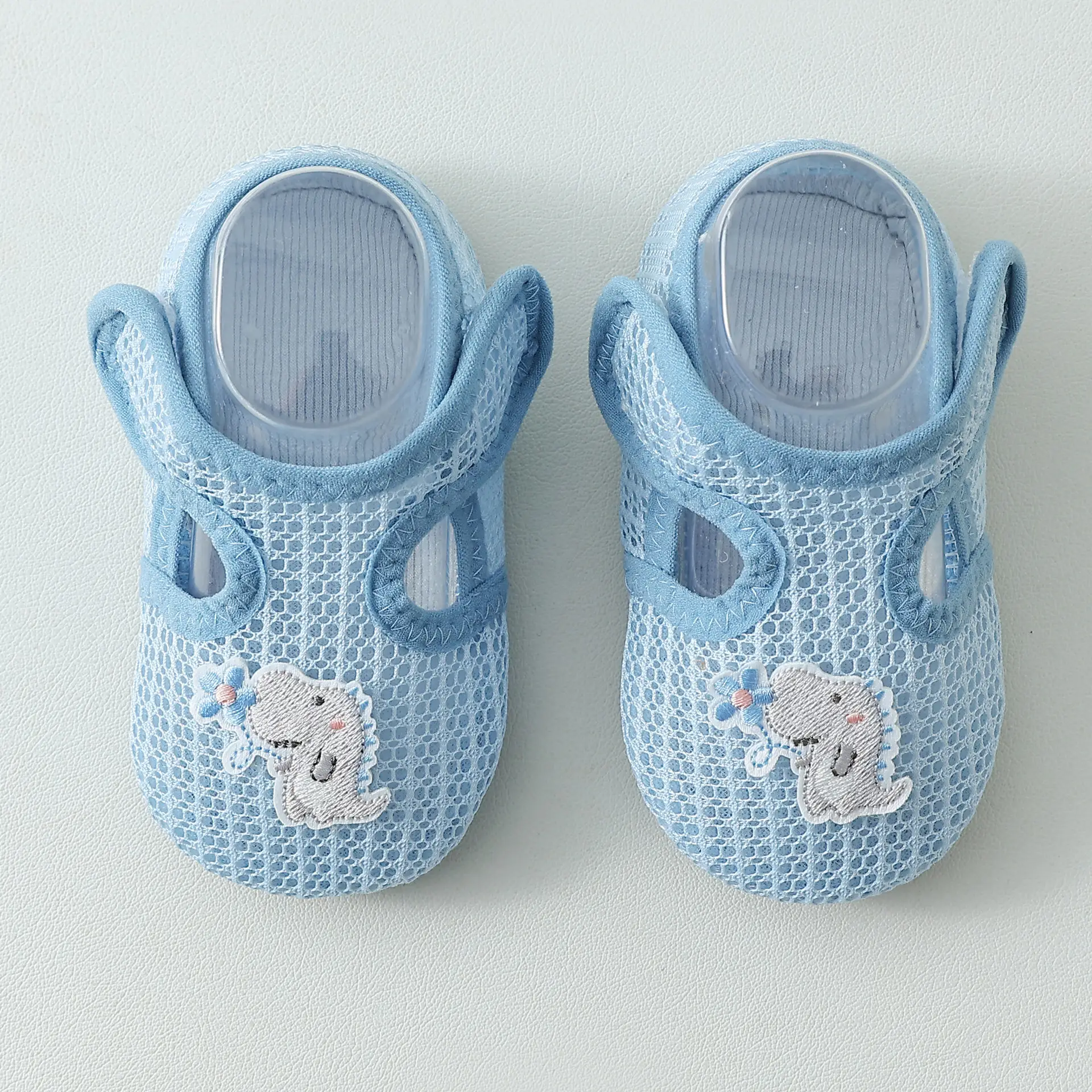 Baby Floor Socks & Shoes Set Blue Cartoon Toddler Non-Slip