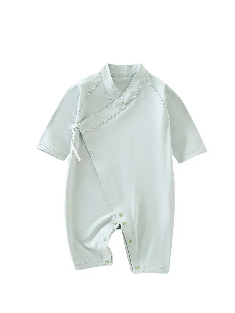 Silky Cool 0 Binding Baby Jumpsuit Summer Climb Suit - Image 8