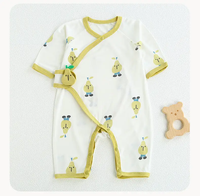 Newborn Pure Cotton Pink Pajamas for Baby — feature 11