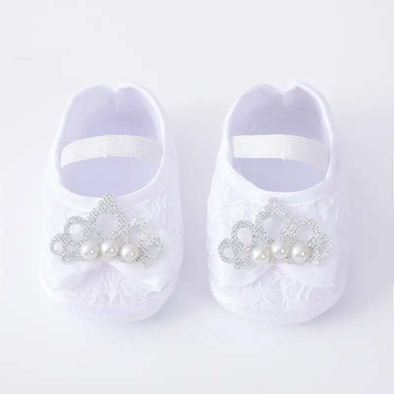 Pink Princess Baby Shoes 0-1 Years Soft Sole