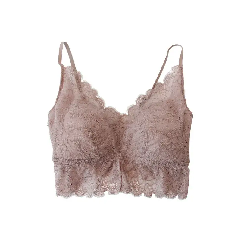 Wholesale 100% Mulberry Silk Lace Bra for Women - Image 5