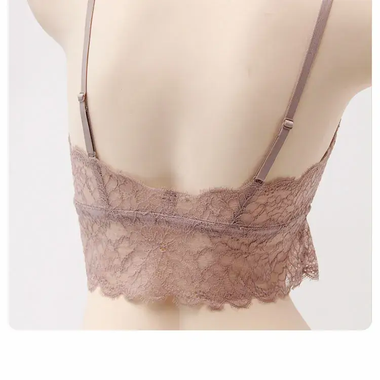 Wholesale 100% Mulberry Silk Lace Bra for Women — feature 25