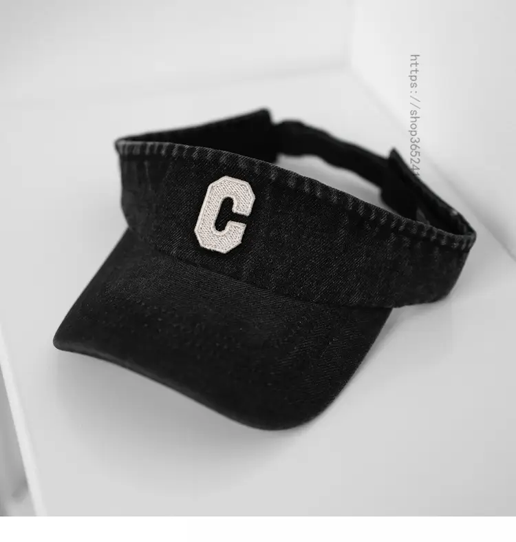 Black C Letter Sunglasses Hat for Women Men — feature 8