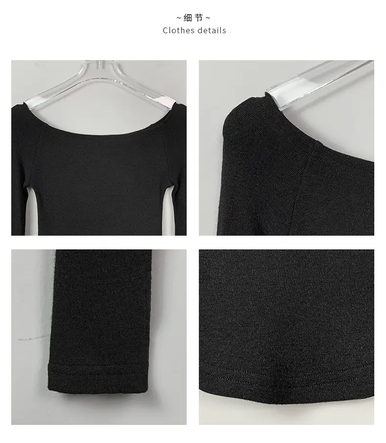 White Slim Fit Off-Shoulder Top for Women — feature 4