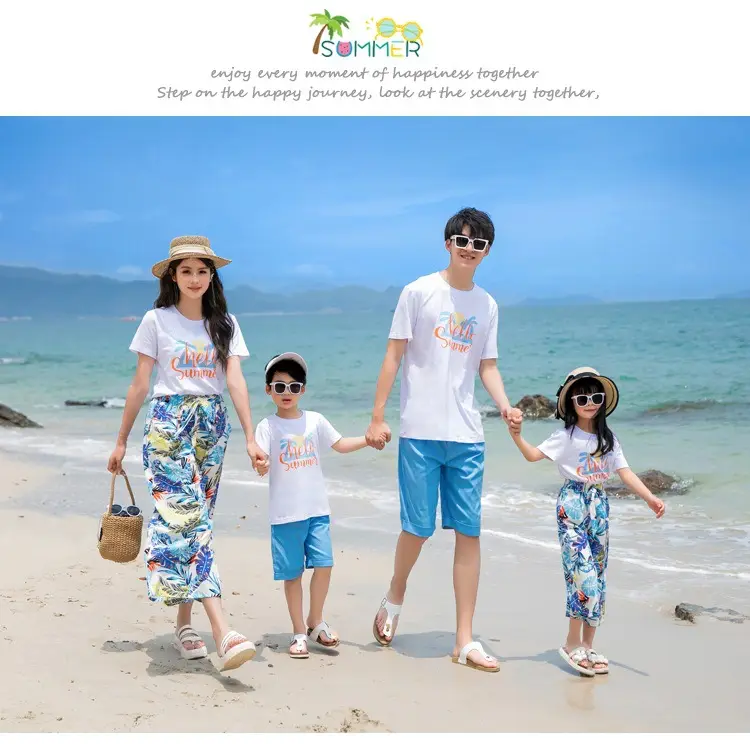 Shelle Summer T-Shirt & Printed Shorts Set for Girls — feature 12