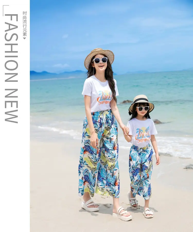 Shelle Summer T-Shirt & Printed Shorts Set for Girls — feature 13