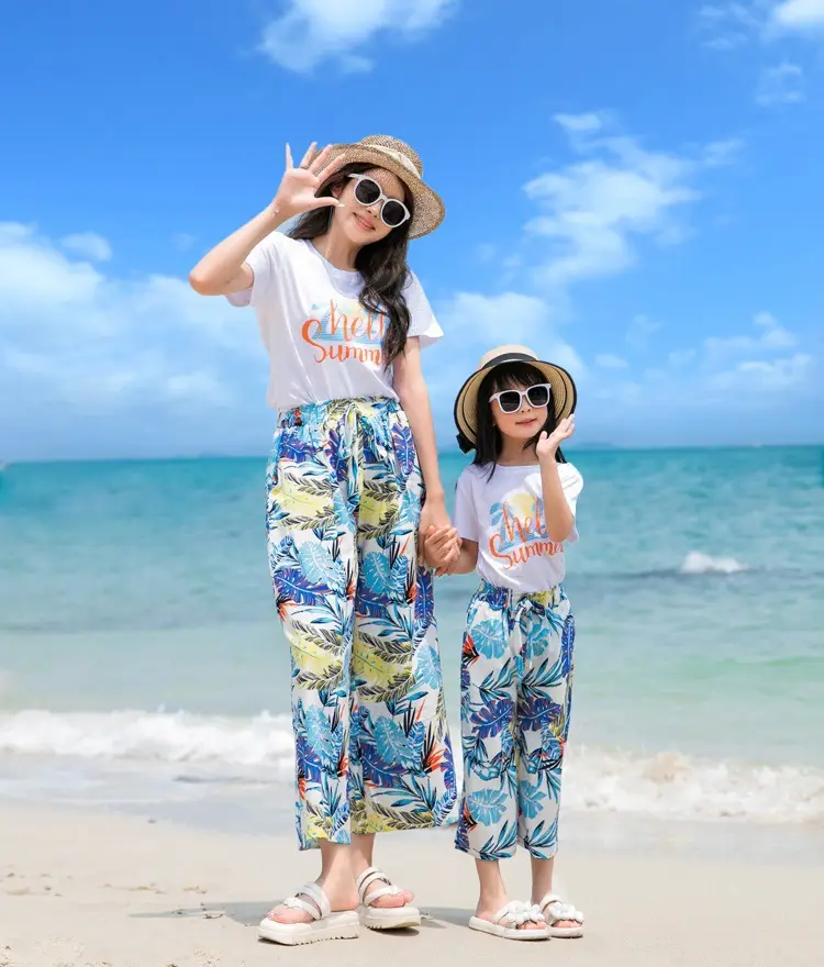 Shelle Summer T-Shirt & Printed Shorts Set for Girls — feature 15