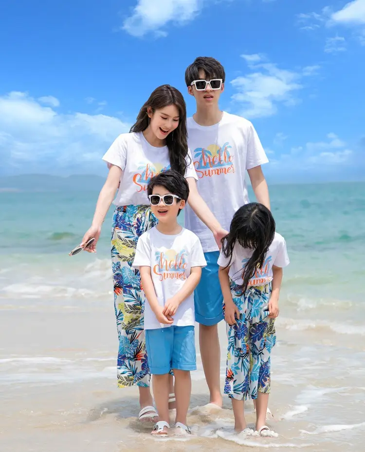 Shelle Summer T-Shirt & Printed Shorts Set for Girls — feature 16
