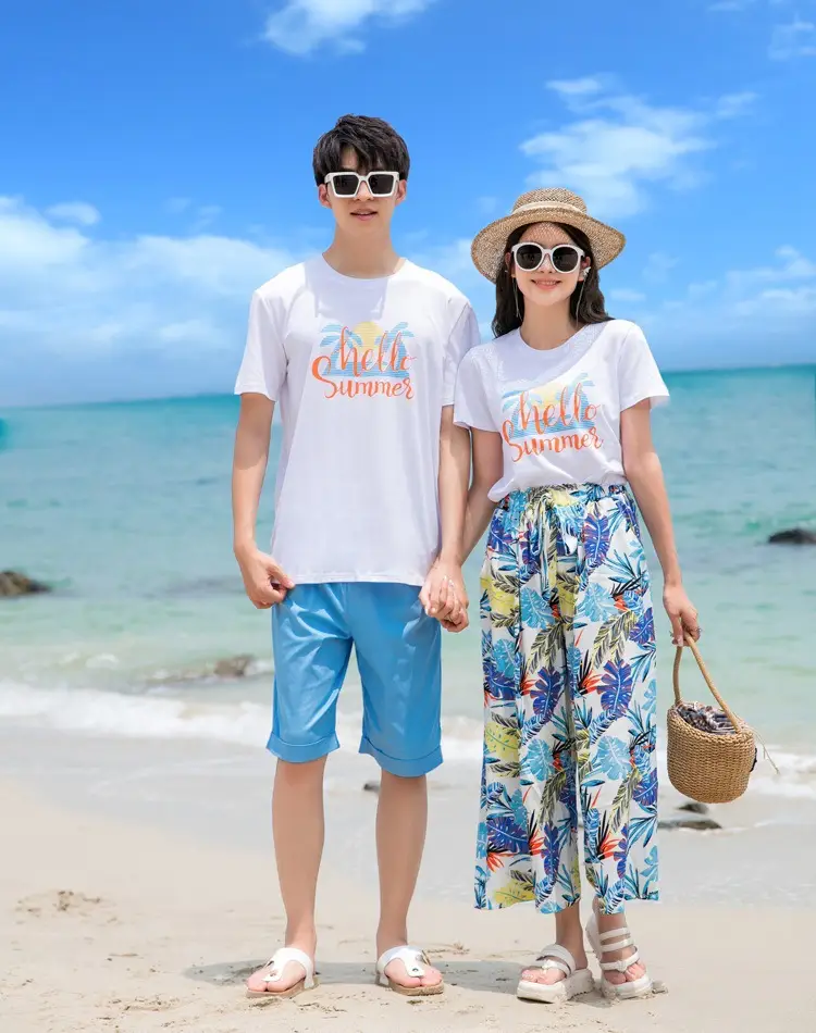 Shelle Summer T-Shirt & Printed Shorts Set for Girls — feature 19
