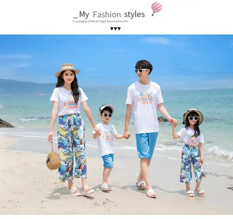 Shelle Summer T-Shirt & Printed Shorts Set for Girls — feature 8