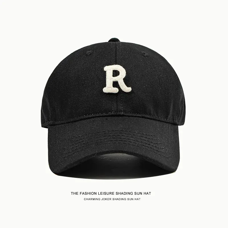 Green Women's Wide Brim Baseball Cap with R Logo