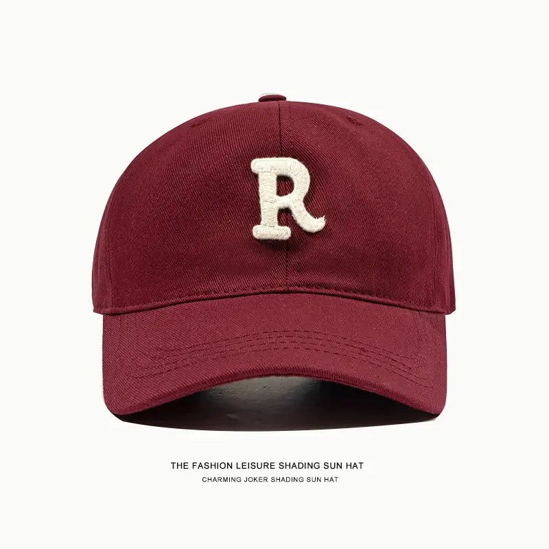 Green Women's Wide Brim Baseball Cap with R Logo