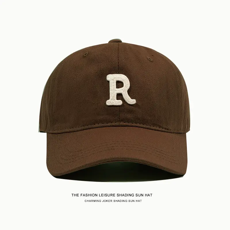 Green Women's Wide Brim Baseball Cap with R Logo