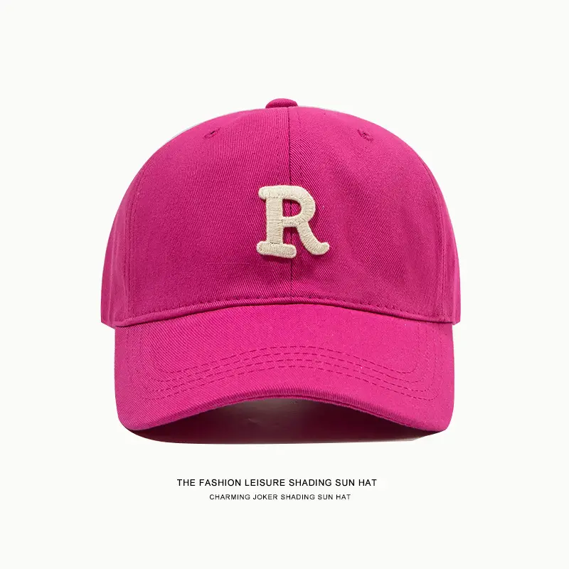 Green Women's Wide Brim Baseball Cap with R Logo