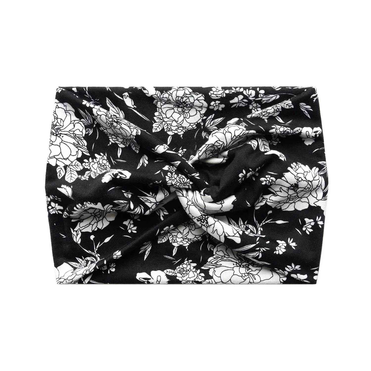 18cm Cross Border Printed Cross Yoga Hair Band Tie Knot - Image 12