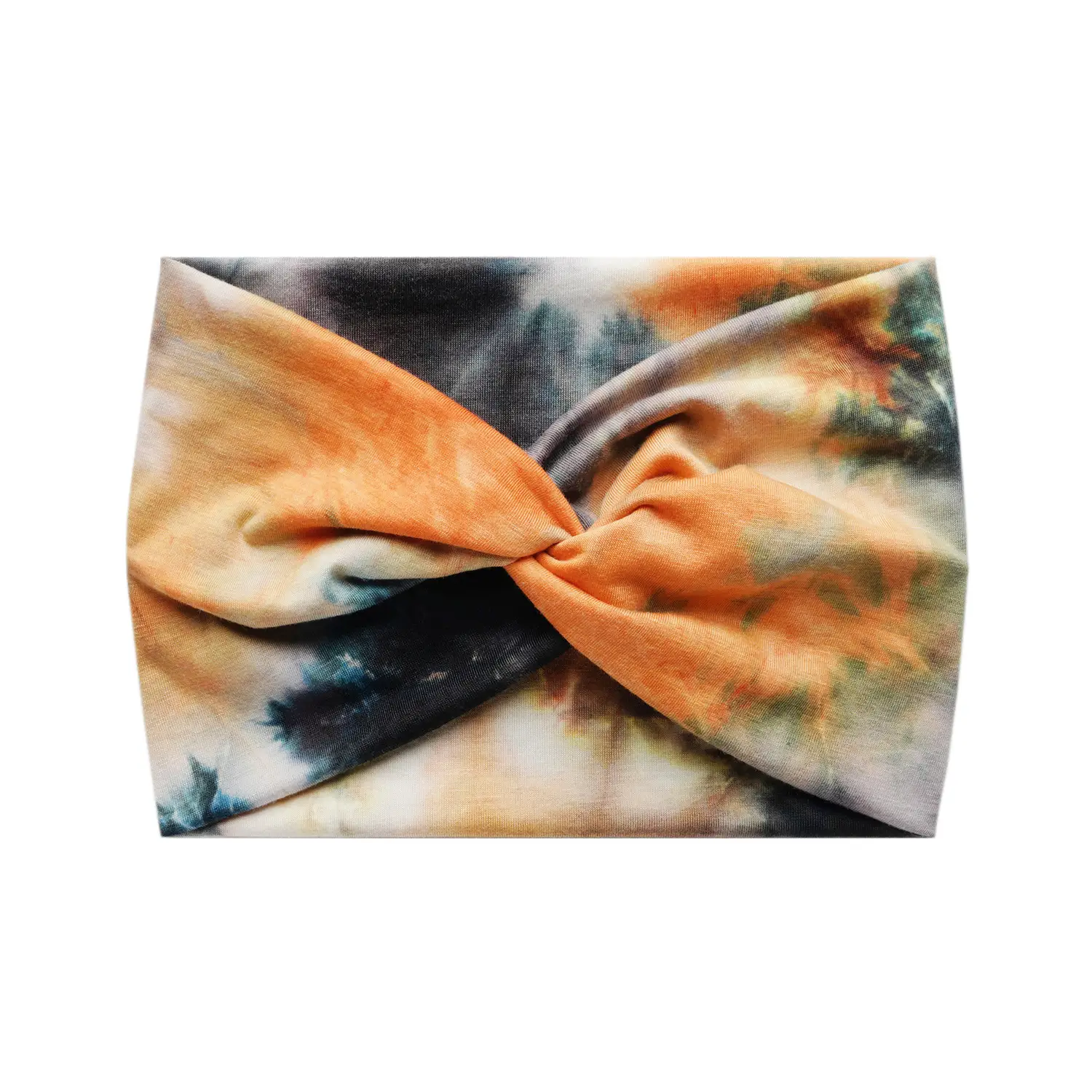 18cm Cross Border Printed Cross Yoga Hair Band Tie Knot - Image 24