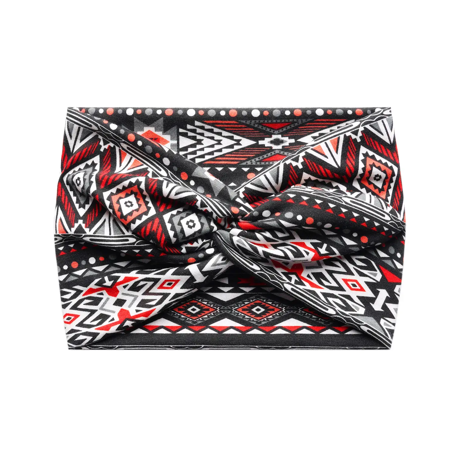 18cm Cross Border Printed Cross Yoga Hair Band Tie Knot - Image 26
