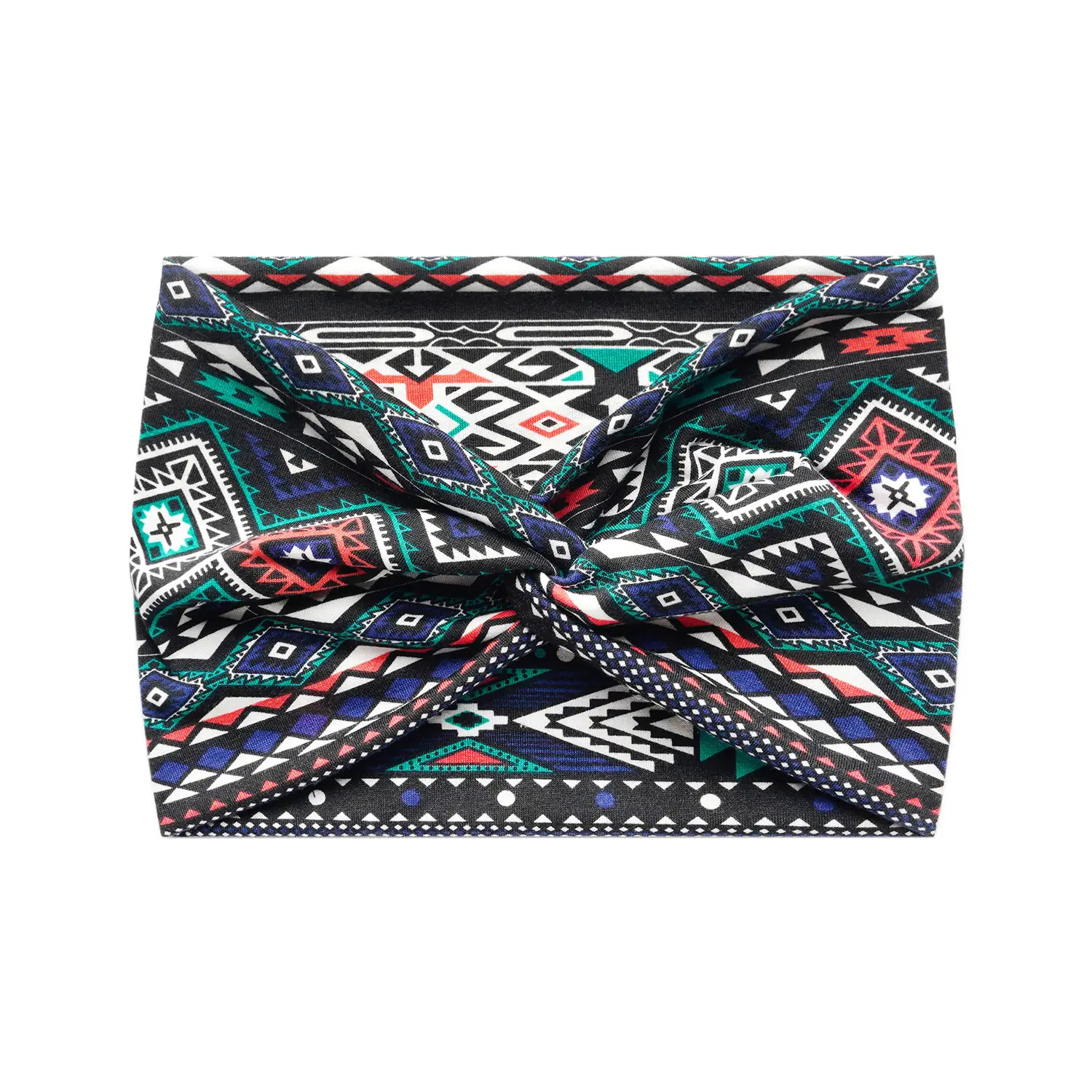 18cm Cross Border Printed Cross Yoga Hair Band Tie Knot - Image 28