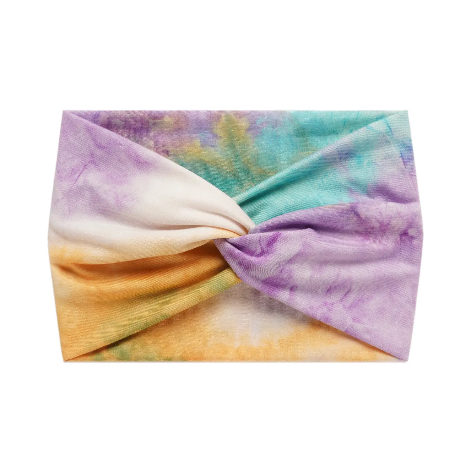 18cm Cross Border Printed Cross Yoga Hair Band Tie Knot - Image 31