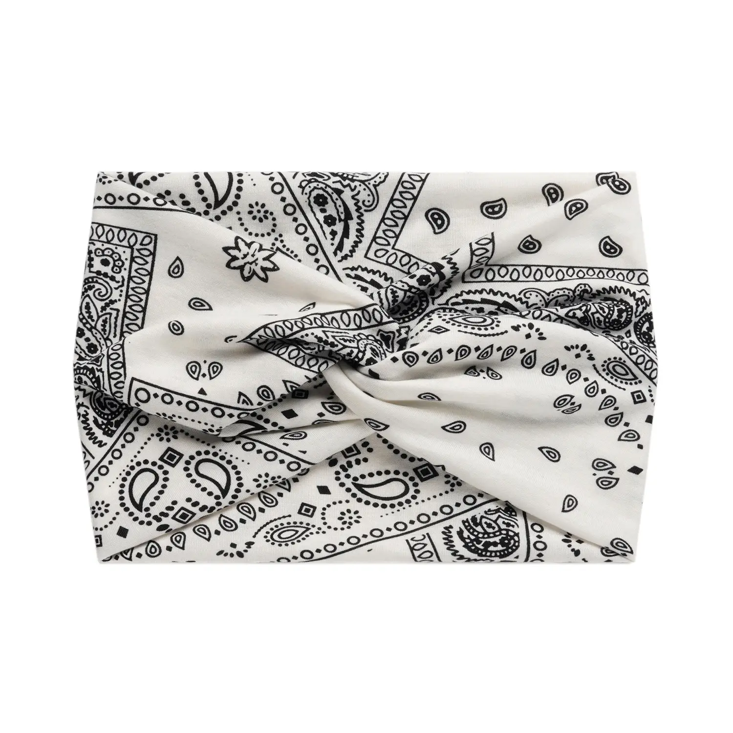 18cm Cross Border Printed Cross Yoga Hair Band Tie Knot - Image 40
