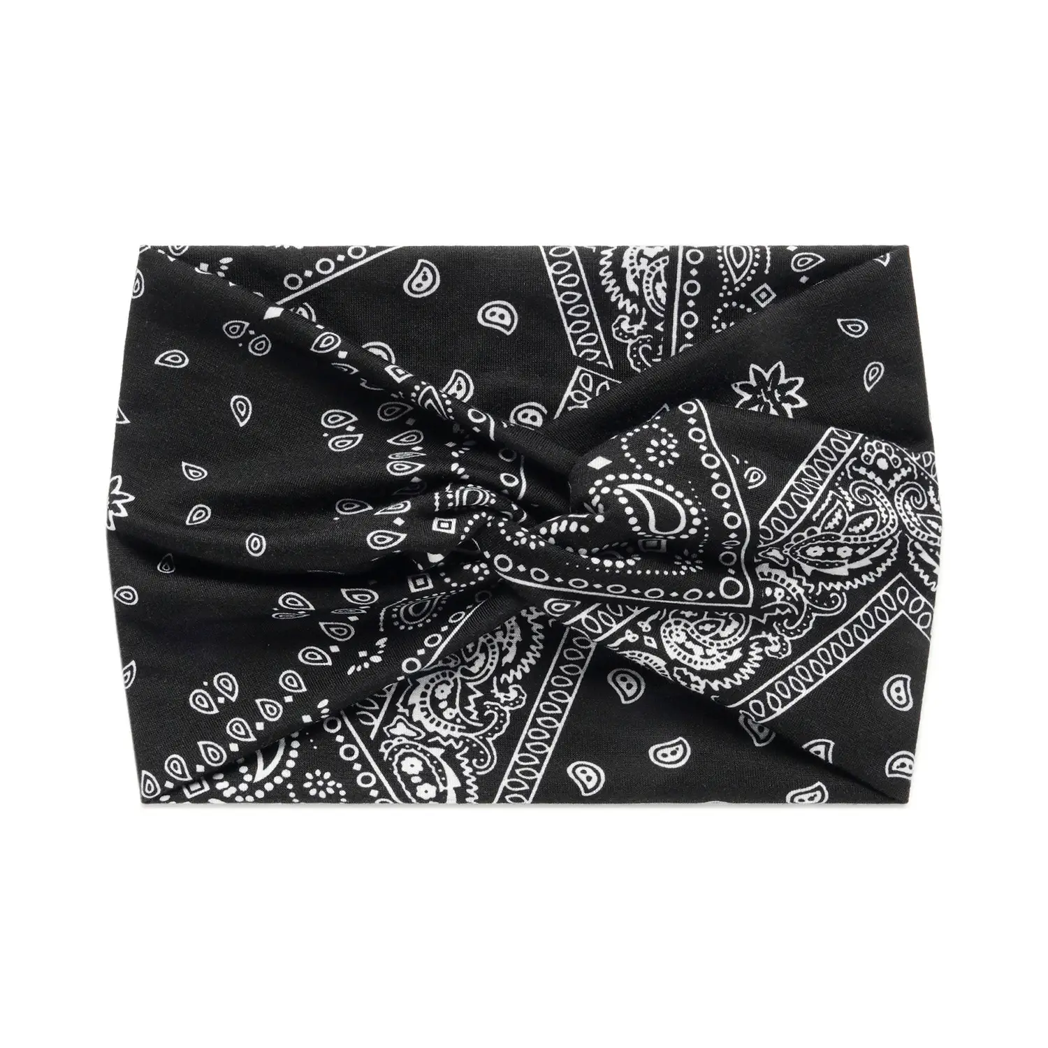 18cm Cross Border Printed Cross Yoga Hair Band Tie Knot - Image 42
